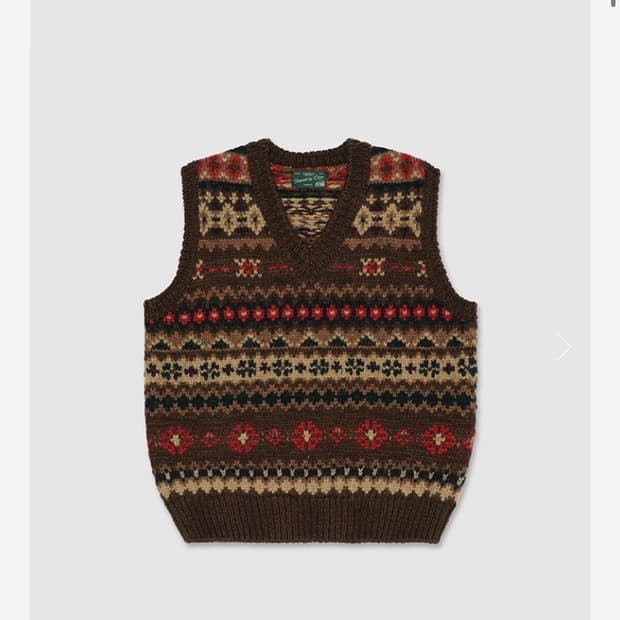 얼바닉30 롯지 니트 베스트 lodge 1사이즈