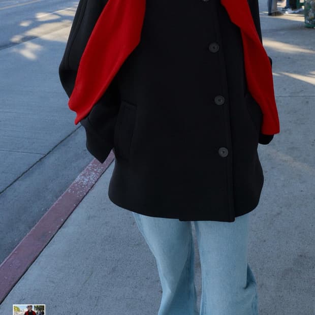 자라 하이넥 울 쇼트 코트 s