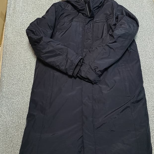 밀레 폴리 안감 롱패딩 105 블랙