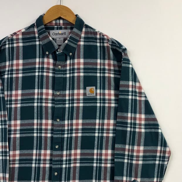 XL 칼하트 체크 남방