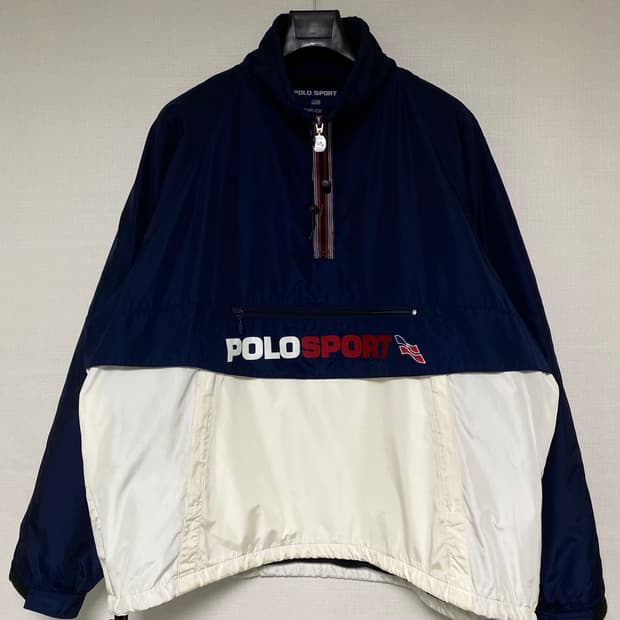 1995년 POLO SPORT 폴로스포츠 스펠아웃 아노락 OG