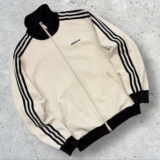 [95] 04s 아디다스 베켄바우어 삼선 트랙탑 화이트 블랙 C303