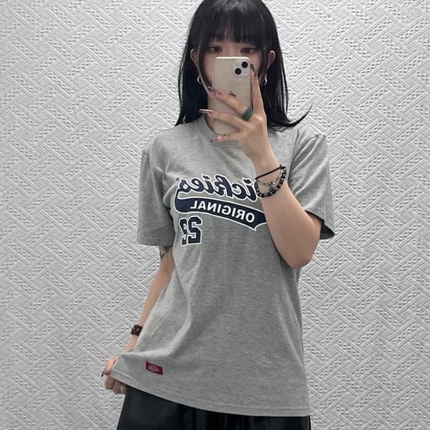 디키즈 빈티지 레트로 Y2K 스펠아웃 캐주얼 반팔티 M C11897