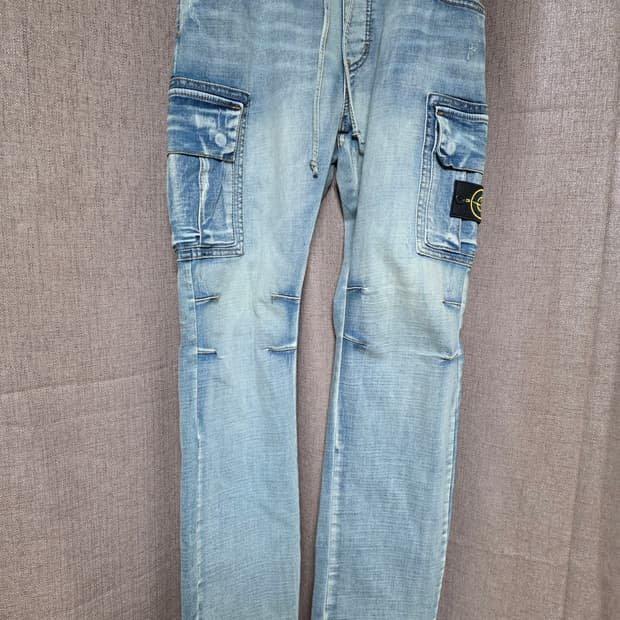 스톤아일랜드로고청바지 30~34