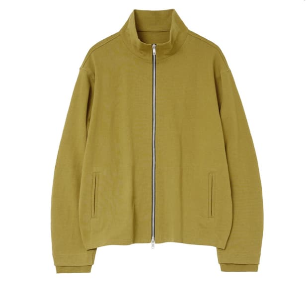 해칭룸 미들 가디건 머스타드 자켓 