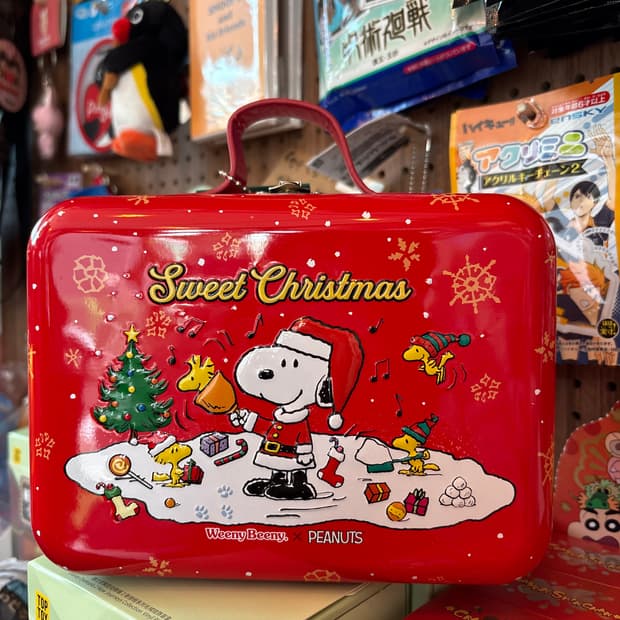 스누피 오르골 틴케이스