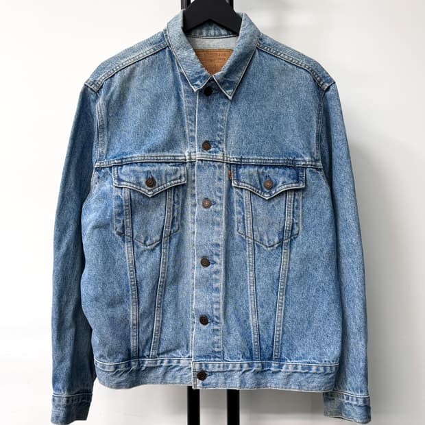 리바이스 75505 오렌지탭 데님 자켓