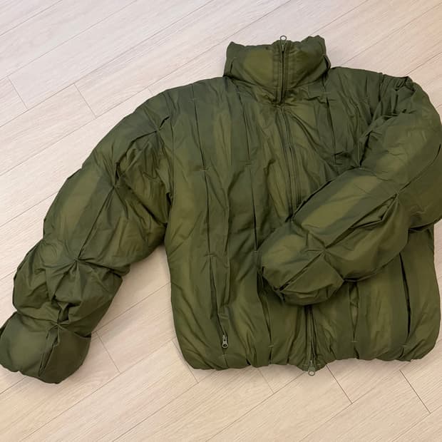 paf 패딩 center4.0+ 올리브그린 사이즈s