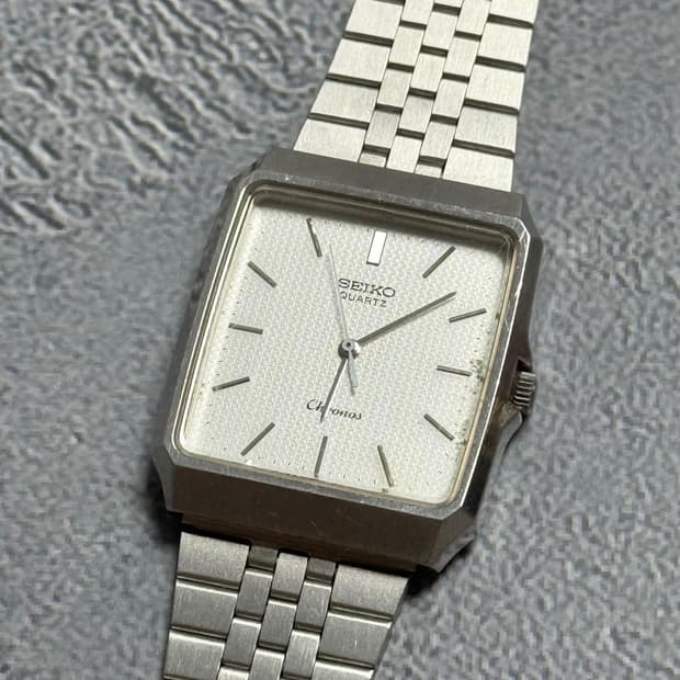 세이코 Seiko Chronos 쿼츠 스퀘어