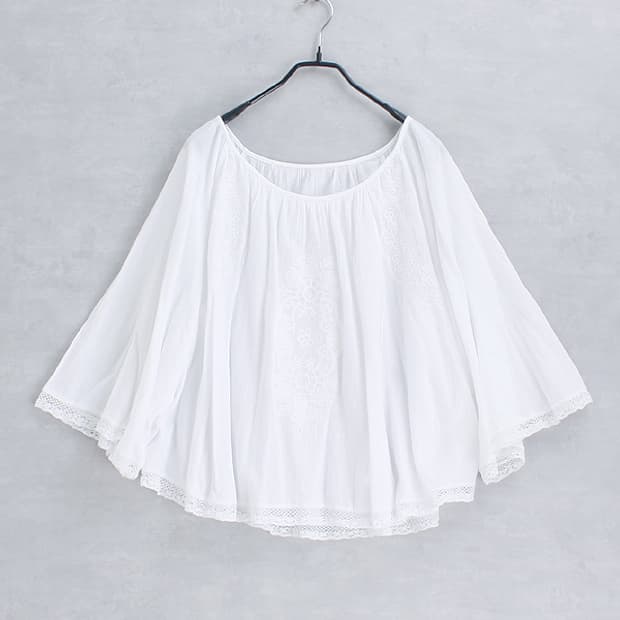 shuca embroidery cotton top _ S5141