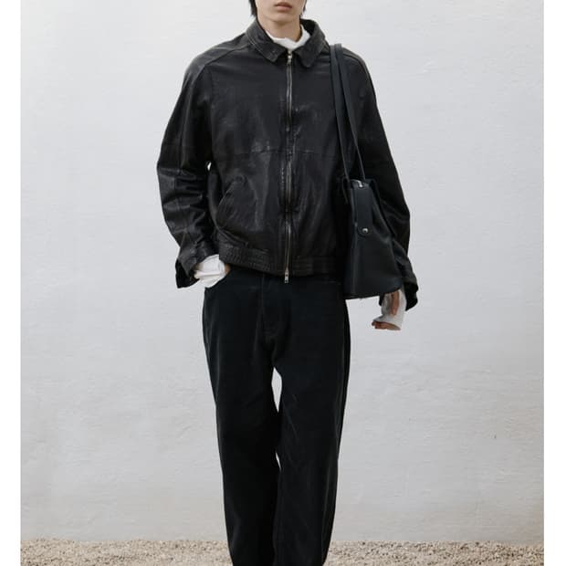 youth 유스 레더 블루종 M 사이즈 구매합니다