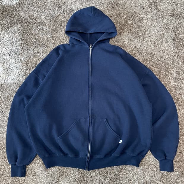 90s russell athletic hoodie zip 러셀
