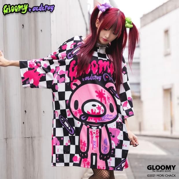 acdc rag 글루미베어 티셔츠 원피스