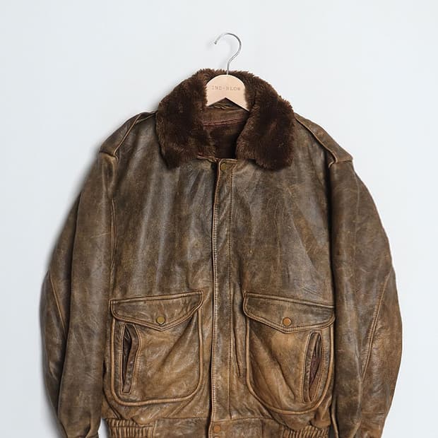 90's Vintage G-1 Leather Jacket