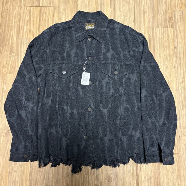 새상품 )) 캐피탈 12온즈 페더 맥파이 데님 자켓 4사이즈
