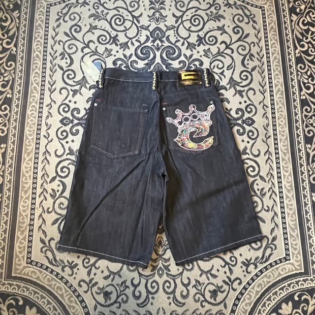 34 COOGI 데님 하프 팬츠/W2382