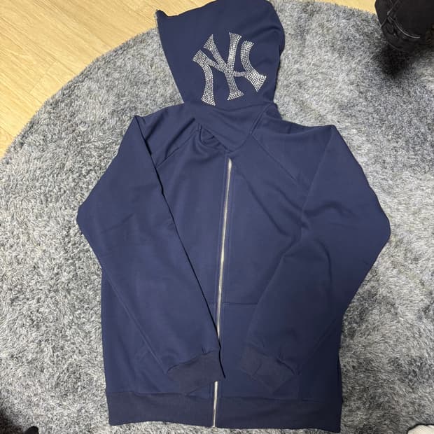 [L] ukjohndoe 양키스 후드 집업