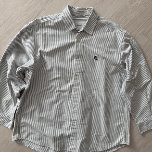 커버낫 스트라이프 옥스포드 셔츠 XL