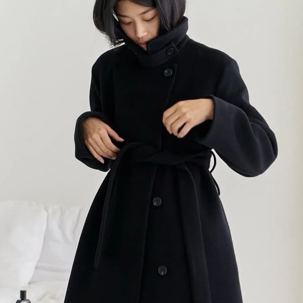 텐먼스 소쟌 울 캐시미어 코트