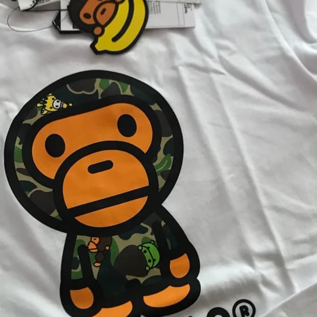 (W) BAPE Milo Regular Fit T-Shirt White