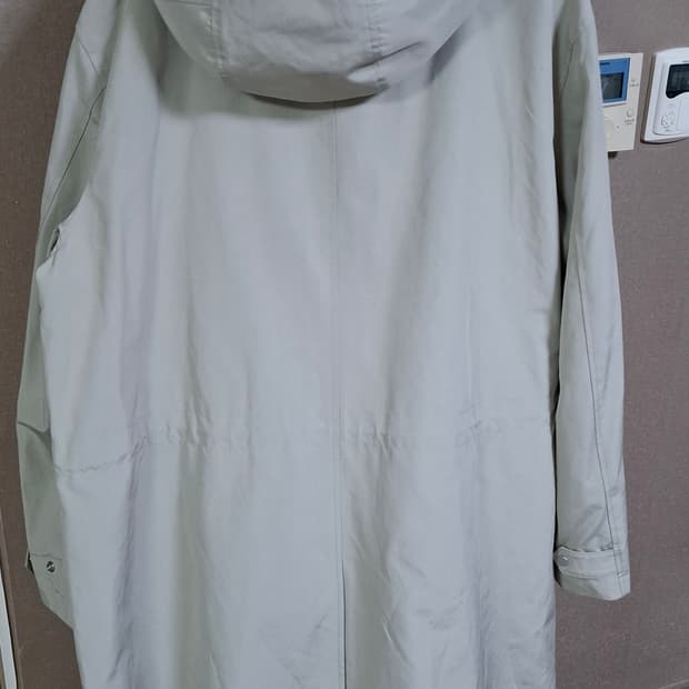 새상품) ANDZ 베이지 후드 트렌치 코트