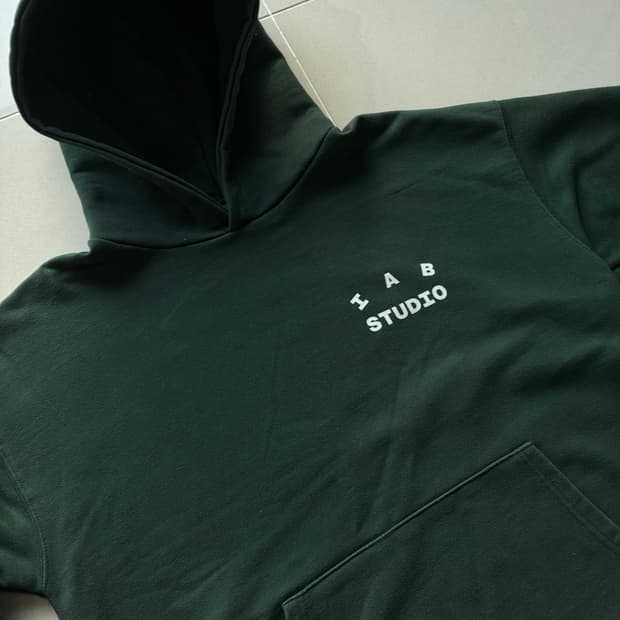 아이앱스튜디오 후드티 딥그린 M