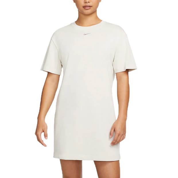 L 나이키 빅 스우시 프린팅 오버핏 반팔 드레스 원피스