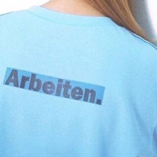 Back Printed Crop Tshirts (Baby Blue)