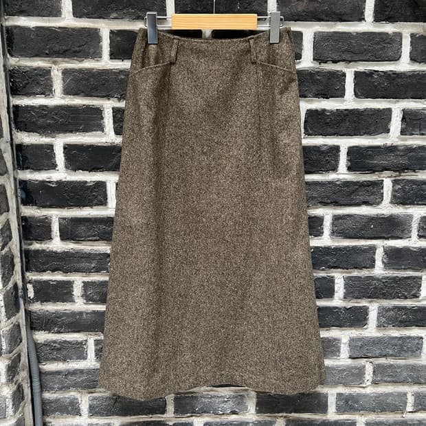 마가렛호웰 캐시미어 블렌드 멜란지 스커트