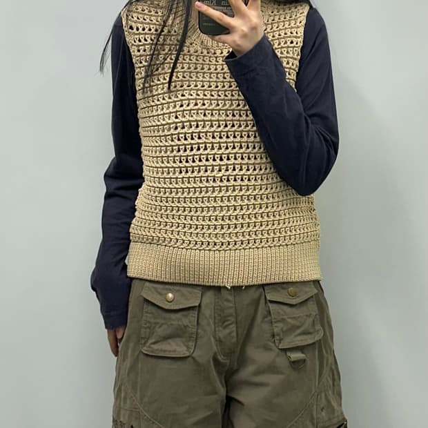 Cos 코스 베이지 니트 베스트