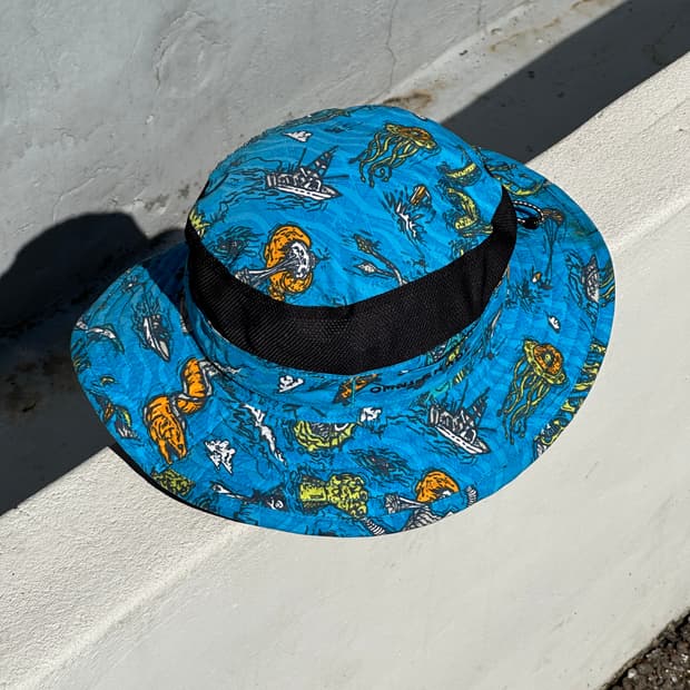 컬럼비아 키즈 아동 부니햇 정글모 패턴 모자