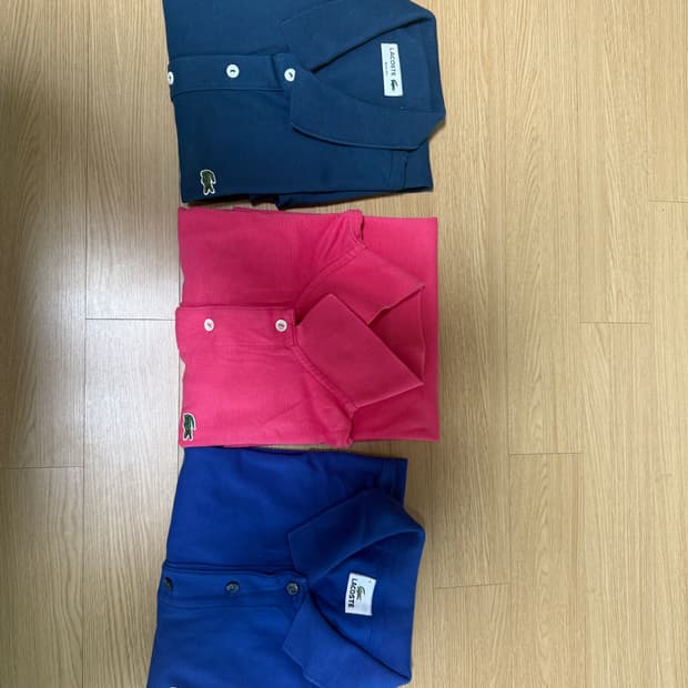 라코스테 PK 긴팔, 빈팔 셔츠(L 100)