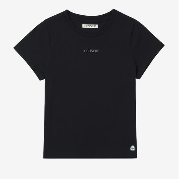 coyseio 038 MINI LOGO T-SHIRT BLACK