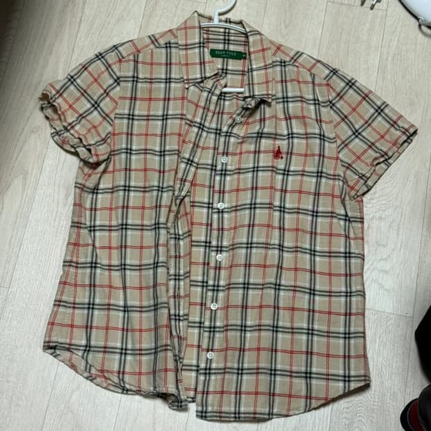 빈폴레이디 빈티지 체크 셔츠 95