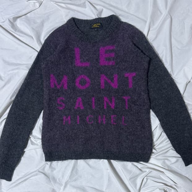 Le mont saint michel 알파카 블렌드 니트