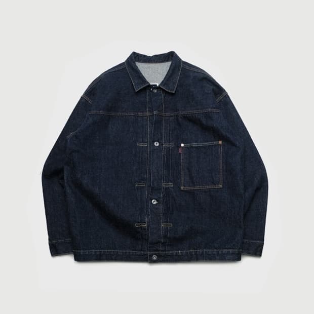 wash heavy kibata shuttle "1st" denim jk