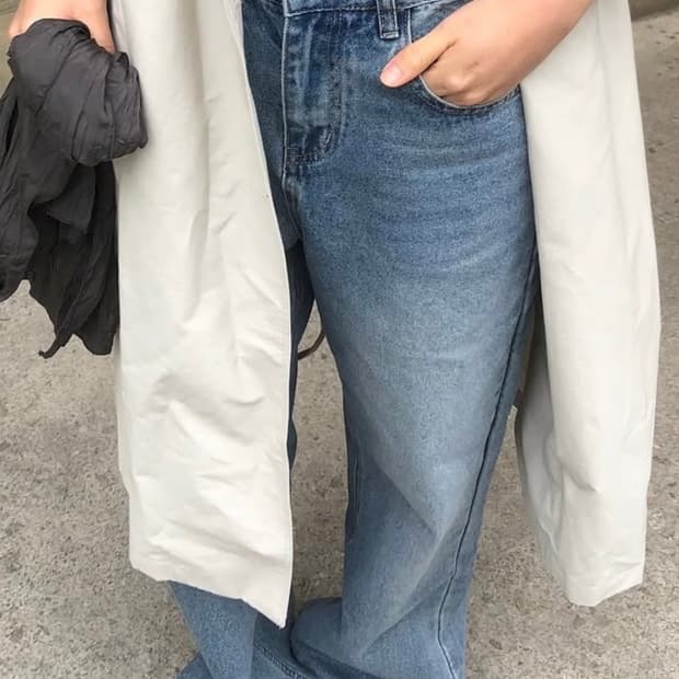 민유 프렌치 워싱 데님