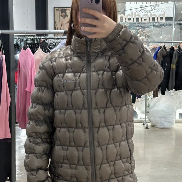 몽벨 1000그리드 필파워 구스다운 패딩