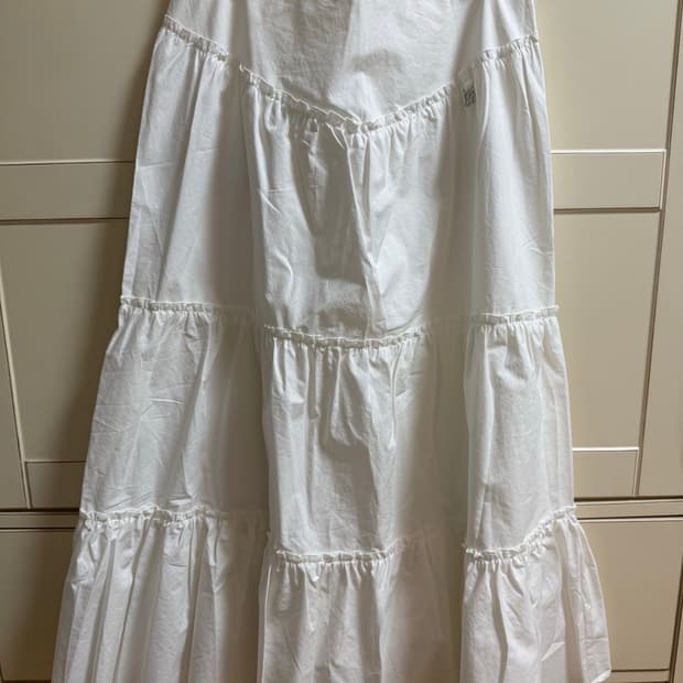 글로니 로데오 스커트 화이트 M