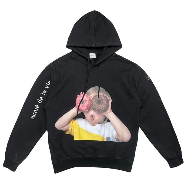 아크메드라비 베이비 페이스 후디 블랙 도넛 1R 1