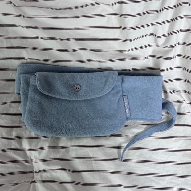 지초이 컴포트 플리스 웨이스트백