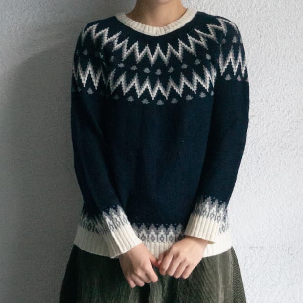 눈송이 포레스트 니트