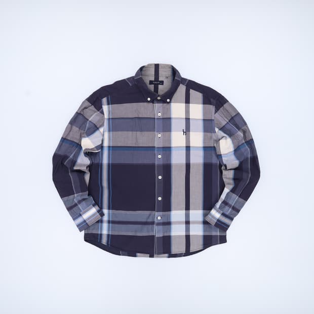 100 헤지스 노바 체크 남방 셔츠 N7580