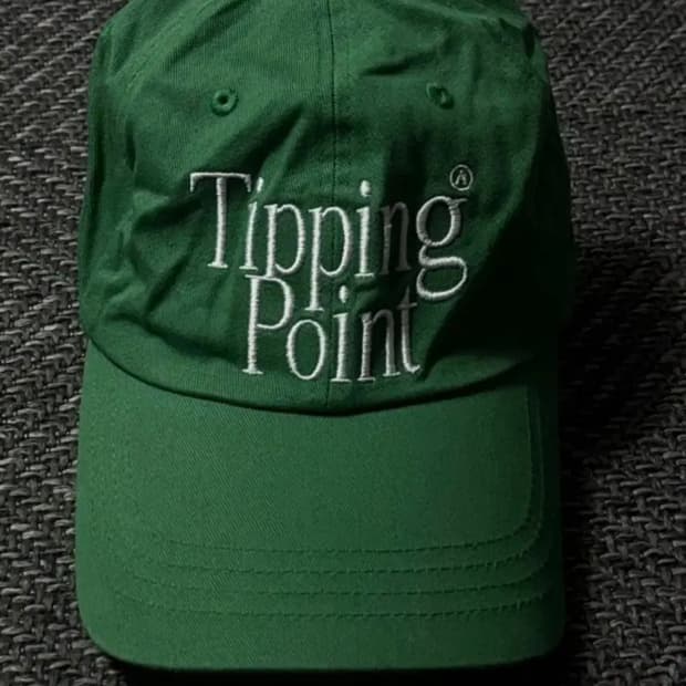 에이카화이트 Tipping Point 그린 볼캡 os