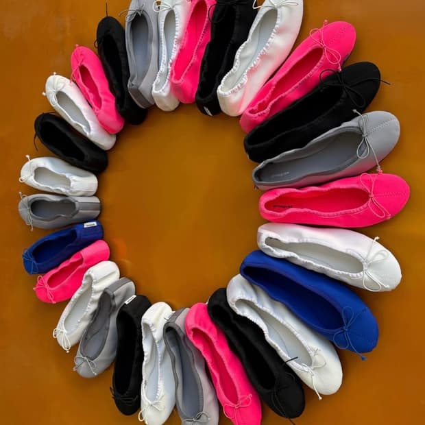 [37]기마구아스 네오프렌 발레리나 슈즈/블랙