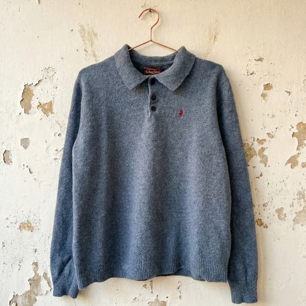 Marlboro Classics(말보로 클래식)울 카라 니트