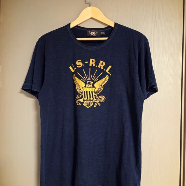 RRL 더블알엘 그래픽 프린팅 반팔티 XL