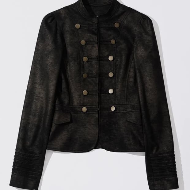 (구해요) 스컬프터 나폴레옹 자켓 블랙 S