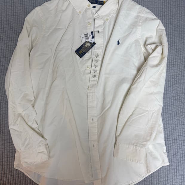 폴로 랄프로렌/코듀로이 크림 셔츠/XL/새제품 