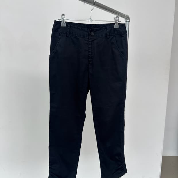 커프 디테일 카프리 팬츠 Cuff Detail Capri Pants
